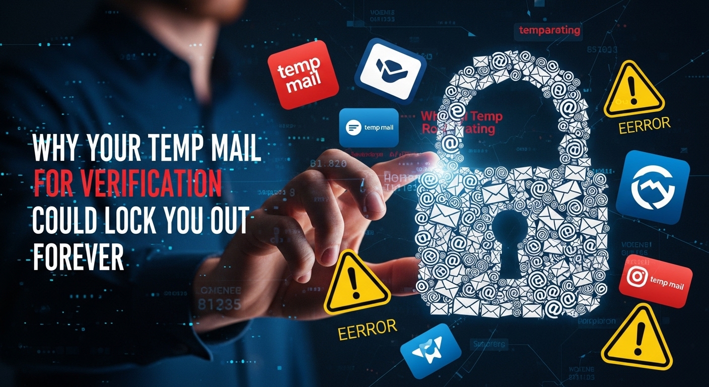 Why Your Temp Mail for Verification Could Lock You Out Forever